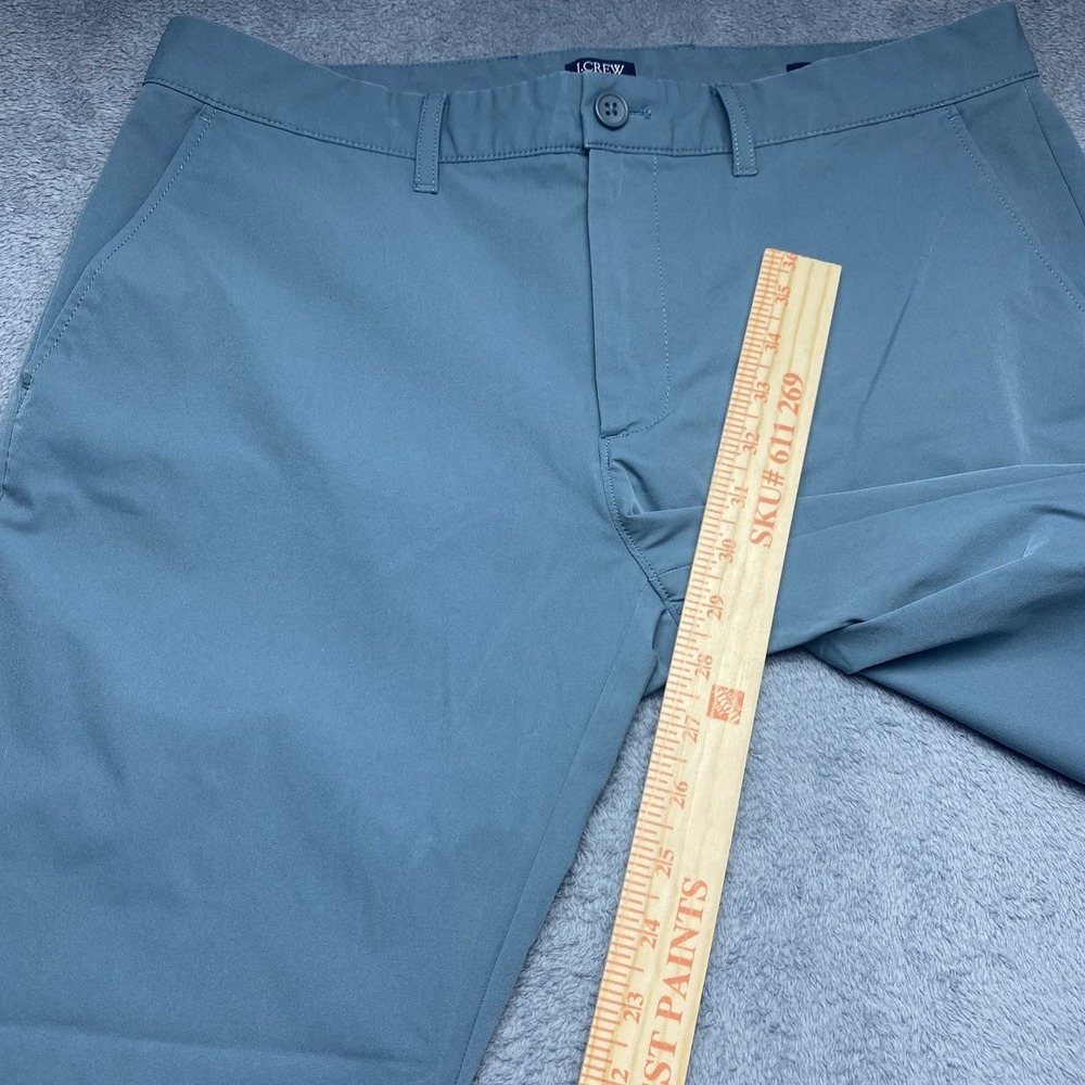 J Crew Slim Fit Tech Performance Flex Pants Mens 32x30 Gray Stretch - Picture 7 of 9